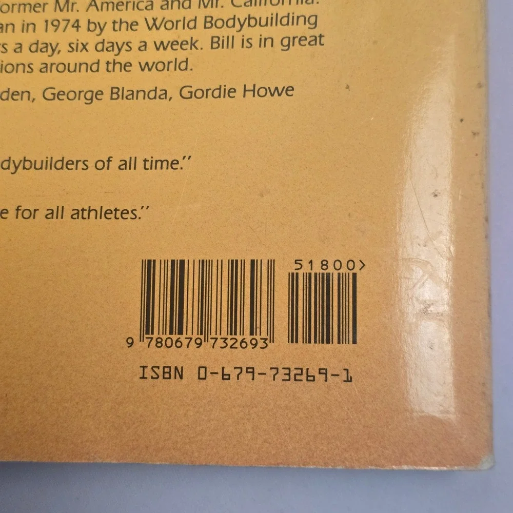 Bill Pearl Getting Stronger Weight‎ Training Bodybuilding Book ISBN 0679732691